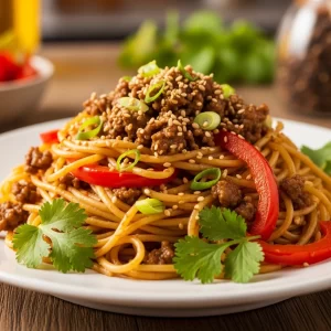 The best Asian-Style Ground Beef Spaghetti Recipe Unveiled