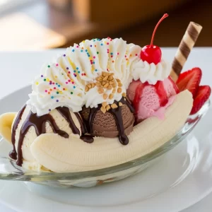 Banana Split Delight: A Classic Treat with a Sweet Twist