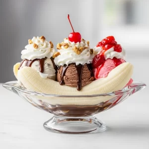 Banana Split Delight: A Classic Treat with a Sweet Twist