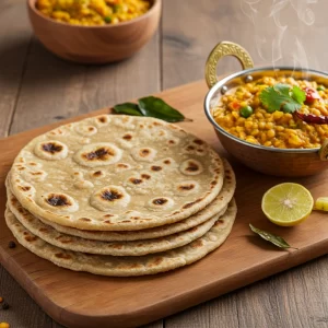 Savoring Chapati with Lentil Curry: A Wholesome Delight