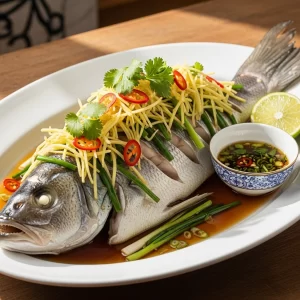 The Art of Steamed Fish with Ginger: A Flavorful Delight