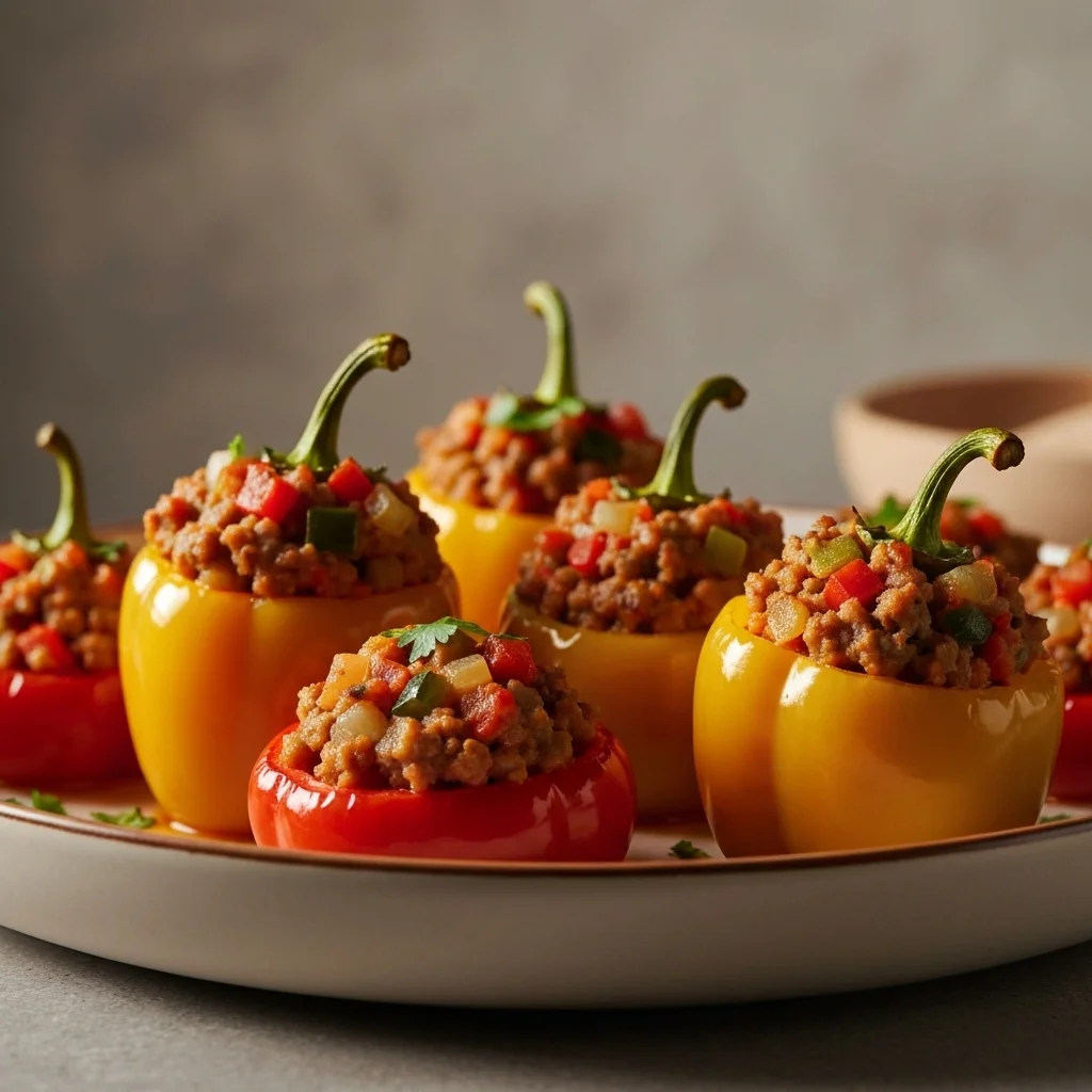 Flavor-Packed Stuffed Mini Peppers: A Bite-Sized Delight