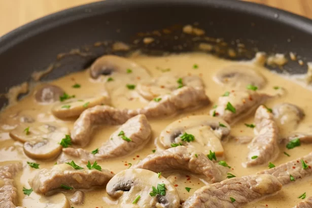 Savoring Beef Stroganoff: A Creamy Classic Recipe Unveiled