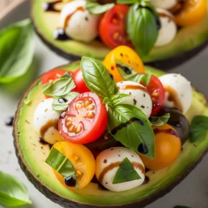 Caprese Stuffed Avocado: How to Make a Fresh & Flavorful dish