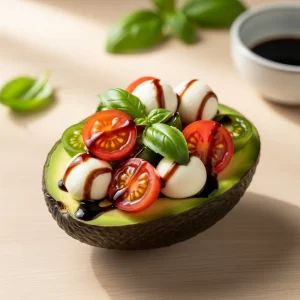 Caprese Stuffed Avocado: How to Make a Fresh & Flavorful dish