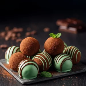 Decadent Keto Chocolate Mint Truffles: A Guilt-Free Indulgence