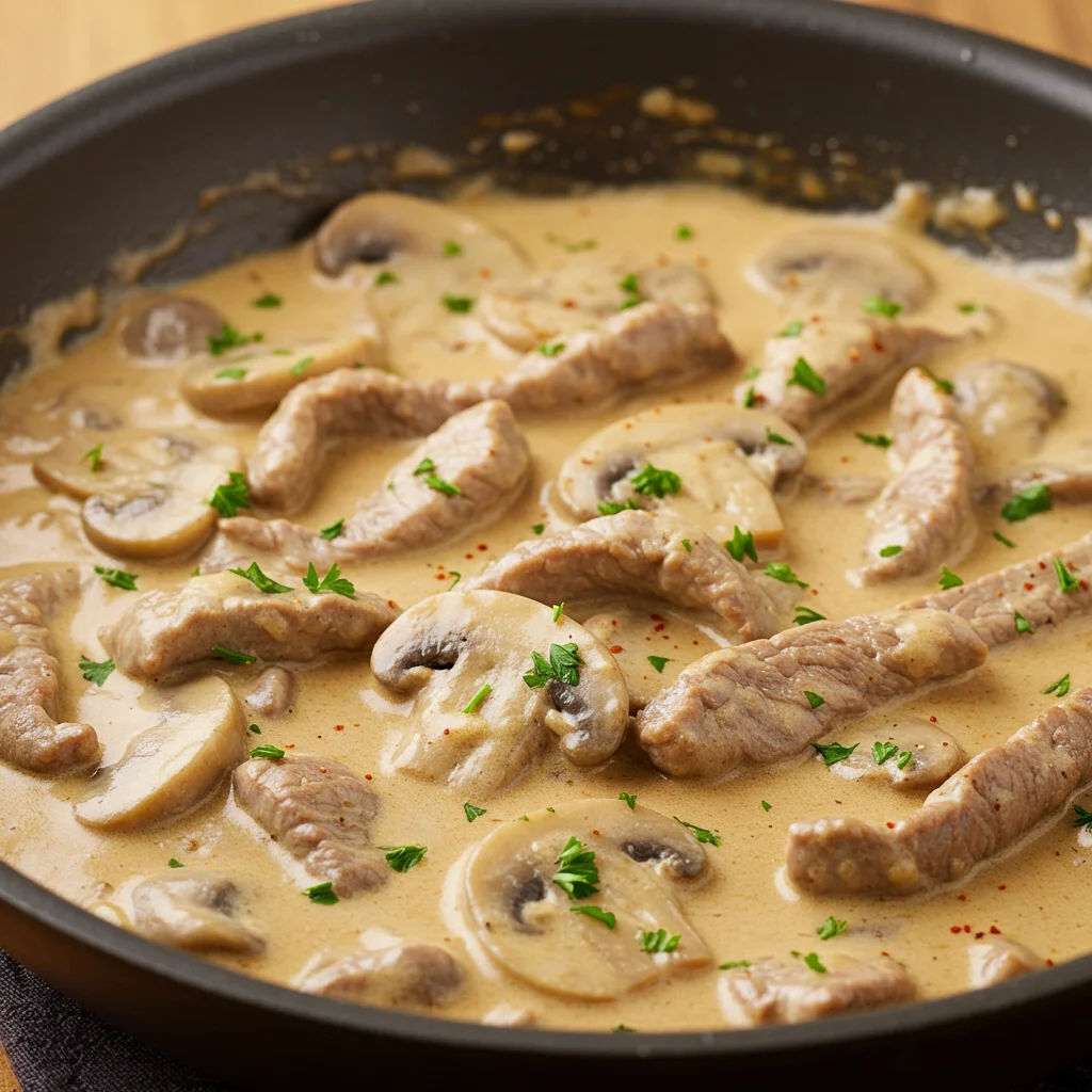 Savoring Beef Stroganoff: A Creamy Classic Recipe Unveiled