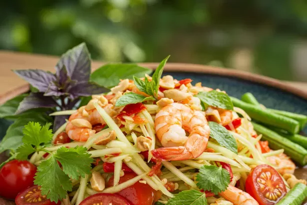 Thai Green Papaya Salad: A Zesty Culinary Icon of Asia