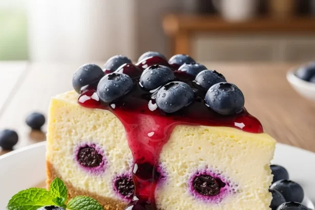 Decadent Blueberry Cheesecake: A Sweet Summer Delight