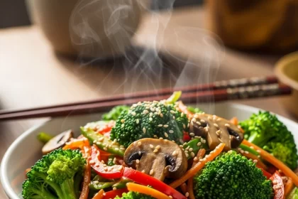 Sizzling Broccoli & Mushroom Stir Fry: A Flavorful Delight