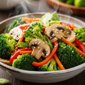 Sizzling Broccoli & Mushroom Stir Fry: A Flavorful Delight