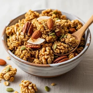 Crunchy Keto Granola: Your Low-Carb Breakfast Boost