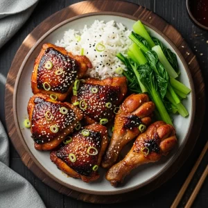 Sweet & Spicy Gochujang Chicken (Air Fried or Baked)