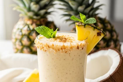 Pineapple Coconut Smoothie: Your Ultimate Keto Drink with a Tropical Touch