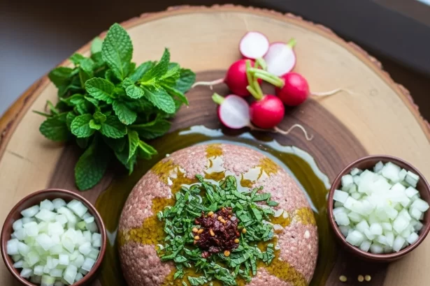 Kibbeh Nayyeh: Lebanon's Vibrant Raw Meat Delight Explored