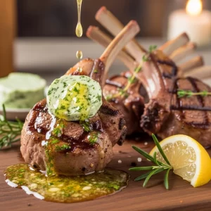 Savor the Incredible Taste of Lamb Chops with Herb Butter