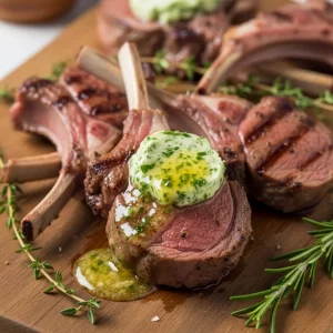 Savor the Incredible Taste of Lamb Chops with Herb Butter