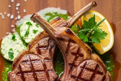 Savor the Incredible Taste of Lamb Chops with Herb Butter