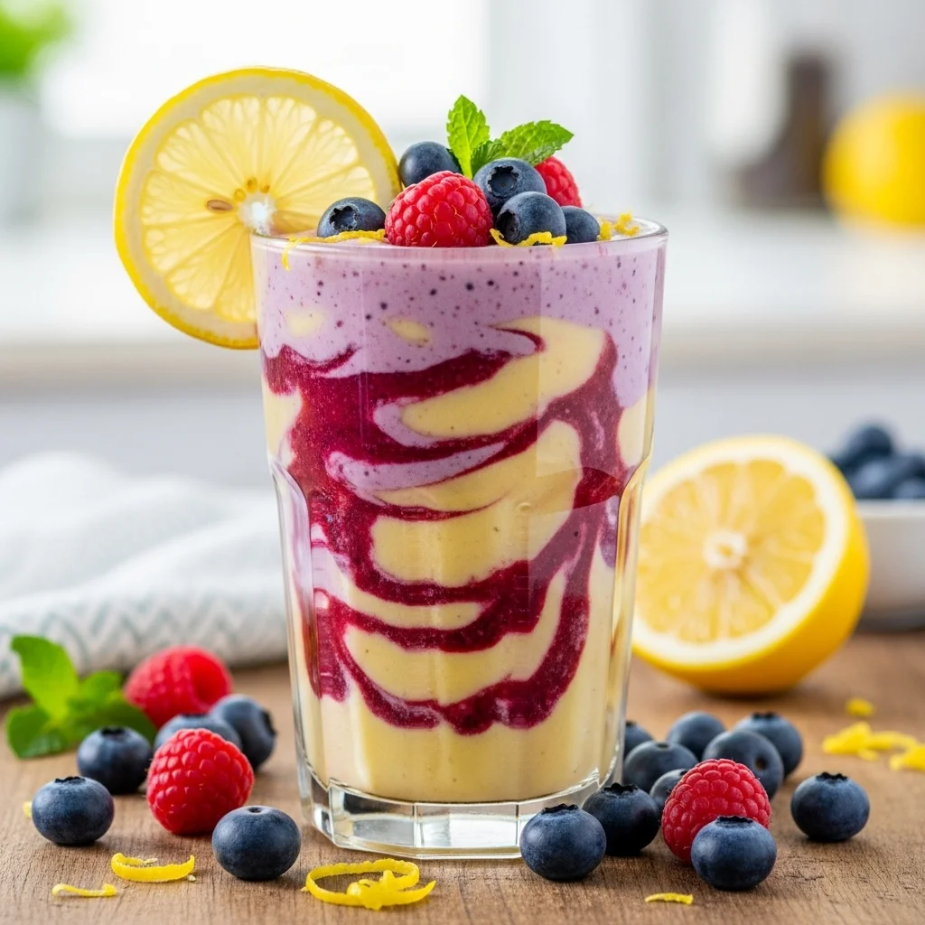 Zesty Keto Lemon Berry Smoothie: Refresh & Fuel Your Day