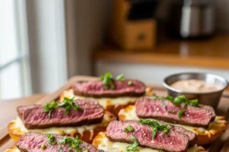 The Ultimate Steak & Cheese Garlic Toast Delight