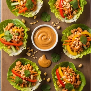 The Best Thai Chicken Lettuce Wraps in all times