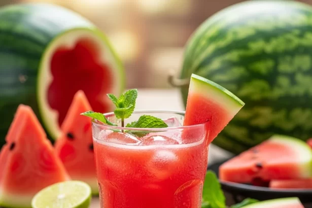 Refreshing Watermelon Mint Juice: A Cool Summer Elixir