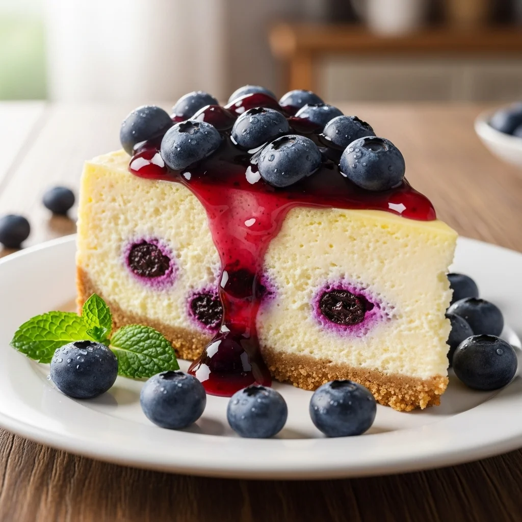 Decadent Blueberry Cheesecake: A Sweet Summer Delight