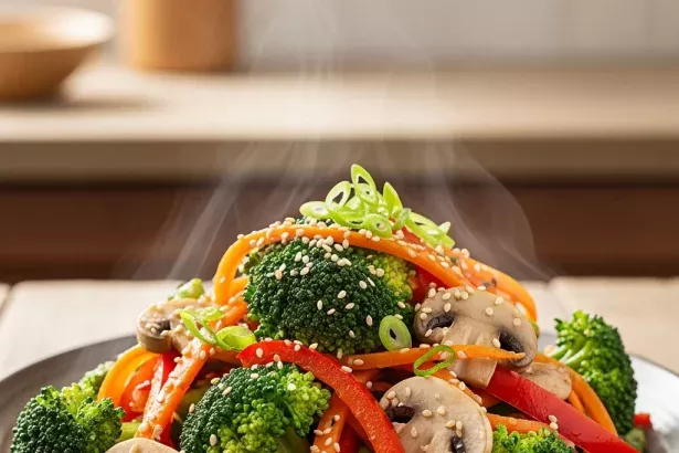 Crunchy Broccoli & Mushroom Stir Fry: A Healthy Delight
