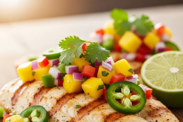 Savor Summer: Grilled Tilapia with Zesty Mango Salsa Delight