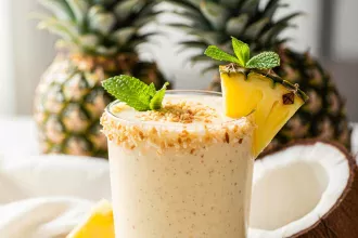 Pineapple Coconut Smoothie: Your Ultimate Keto Drink with a Tropical Touch