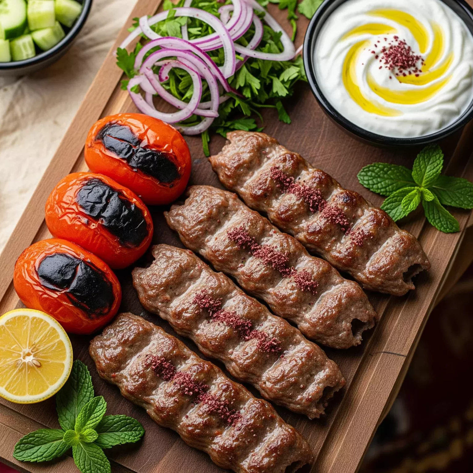 Persian Kebab Kubideh: The Juicy Art of Saffron Skewers