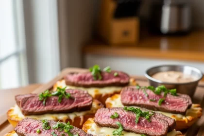 The Ultimate Steak & Cheese Garlic Toast Delight
