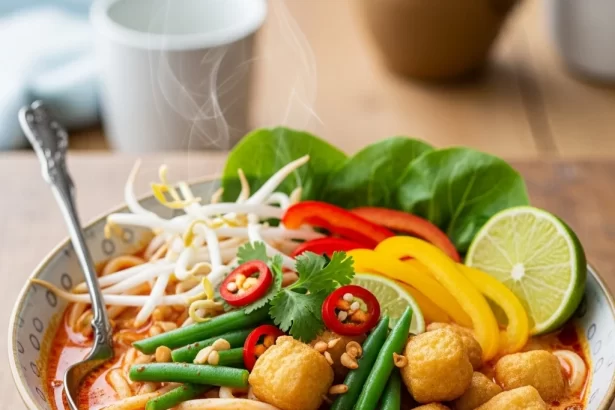 Vegetarian Laksa: Savour the Spices and the flavours