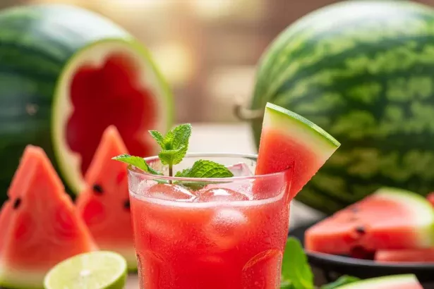 Refreshing Watermelon Mint Juice: A Cool Summer Elixir