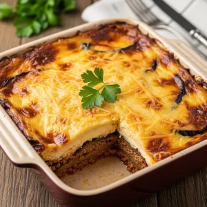 Beef Moussaka Magic: A Savory Journey Through Layers