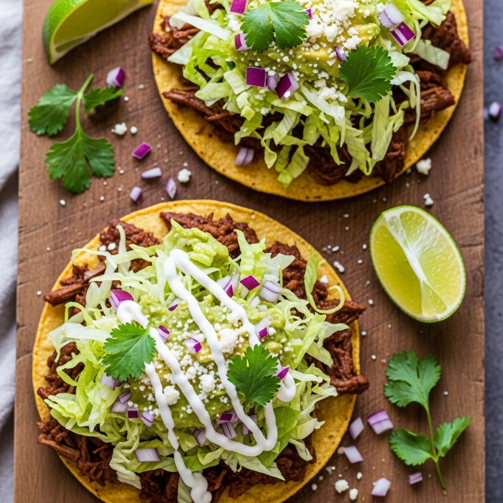 Easy Beef Tostadas: A Flavor-Packed Mexican Classic!