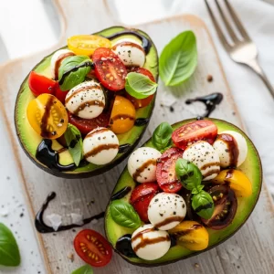 Caprese Stuffed Avocado: A Fresh Twist on Classic Flavors