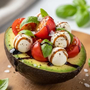 Caprese Stuffed Avocado: A Fresh Twist on Classic Flavors