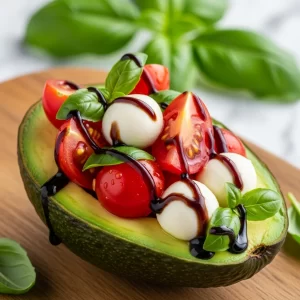 Caprese Stuffed Avocado: A Fresh Twist on Classic Flavors