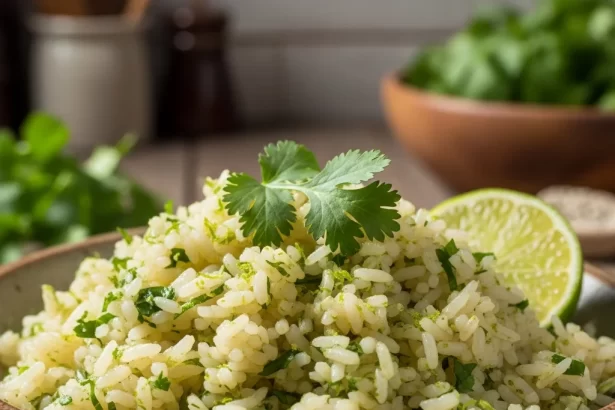 Zesty Cilantro Lime Rice: A Fresh Twist on Classic Sides