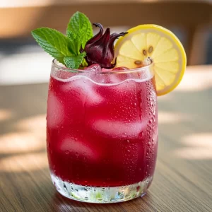 Chill Out with Refreshing Frozen Hibiscus Lemonade Delight