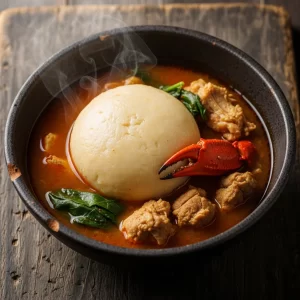 Fufu with Light Soup: A Flavorful West African Classic