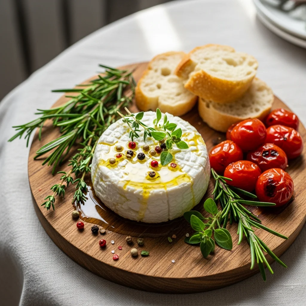 Herb-Marinated Goat Cheese: A Flavorful Culinary Delight