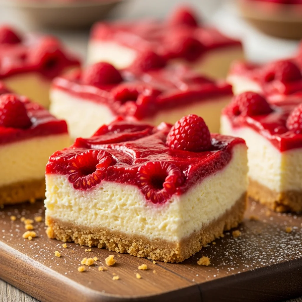 Decadent Raspberry Cheesecake Bars: A Sweet Summer Treat