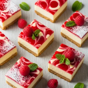 Decadent Raspberry Cheesecake Bars: A Sweet Summer Treat
