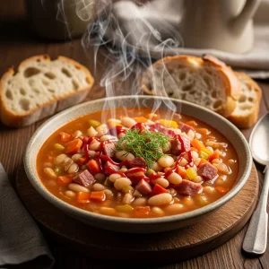Hearty Serbian White Bean Soup: A Vegan Delight to Savor