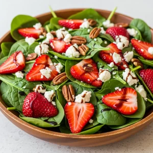 Spinach and Strawberry Salad: The Ultimate Fresh Flavors Unite