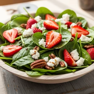 Spinach and Strawberry Salad: The Ultimate Fresh Flavors Unite