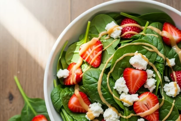 Spinach and Strawberry Salad: The Ultimate Fresh Flavors Unite