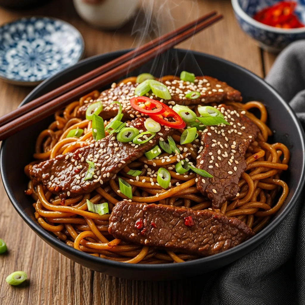 Sticky Beef NoodlesIrresistible Sticky Beef Noodles: A Savory Taste Adventure